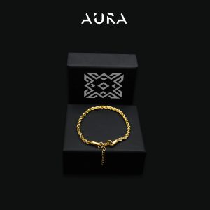 pulsera lazo gold aura